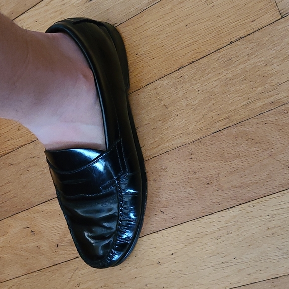 Bass men work shoe black and burgundy shoe size 9 - Picture 10 of 10